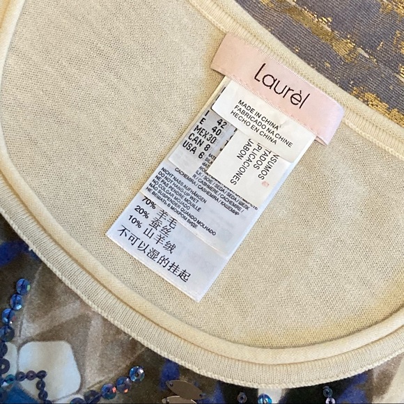 Laurel by Escada $450 Embellished Top - Picture 6 of 11